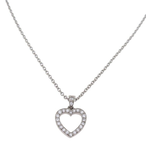 TIFFANY Silver Heart Necklace